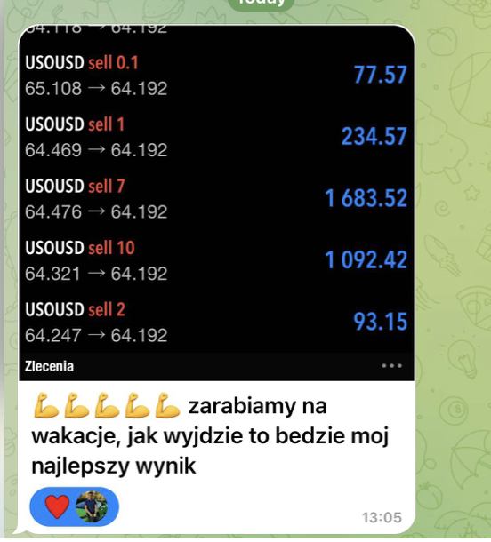 Wiadomość uczestnika wyzwania 6